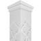 Ekena Millwork Craftsman Classic Square Non-Tapered Large Marrakesh Fretwork Column CC1008ENMKLPRPR - alternate 2